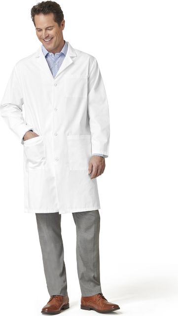 White Lab Coat 41 inch SM