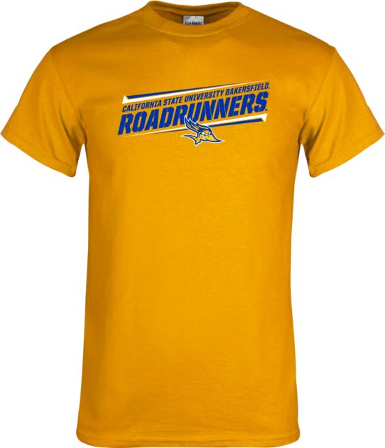 Cal State Bakersfield T Shirt Slanted Roadrunners Stencil w/ Logo - ONLINE ONLY