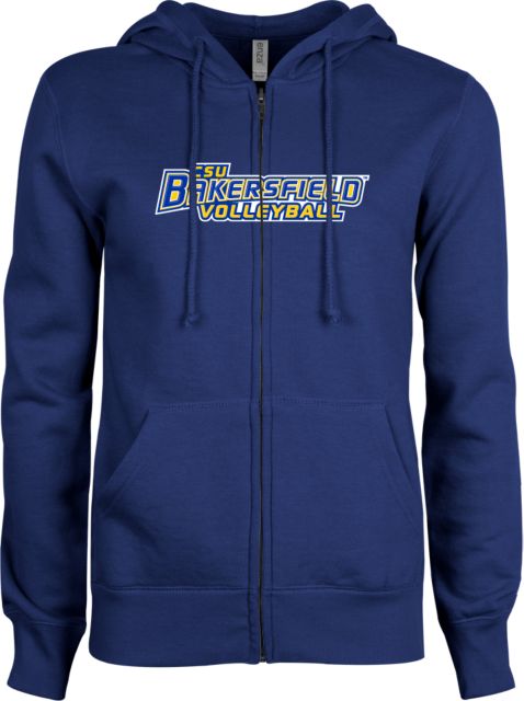 Cal State Bakersfield ENZA Ladies Fleece Full Zip Hoodie Volleyball - ONLINE ONLY