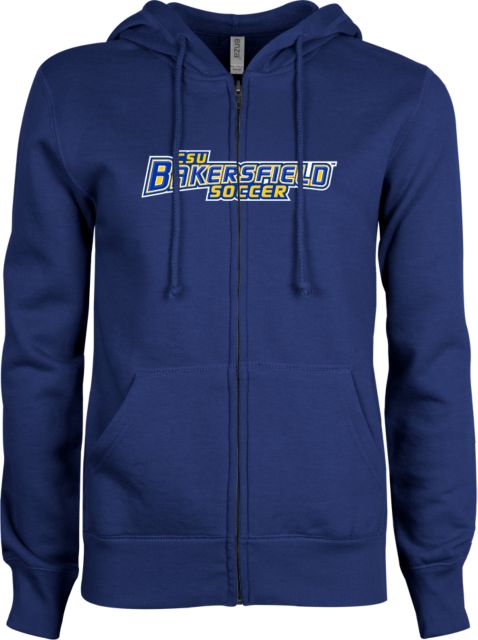Cal State Bakersfield ENZA Ladies Fleece Full Zip Hoodie Soccer - ONLINE ONLY