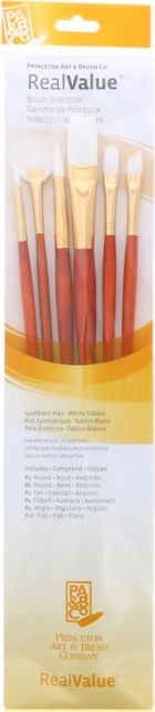 BRUSH WHITE TAKLON VALUE 6 PACK