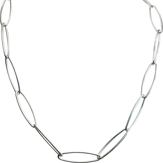 NK LINK PAPERCLIP CHAIN SILV